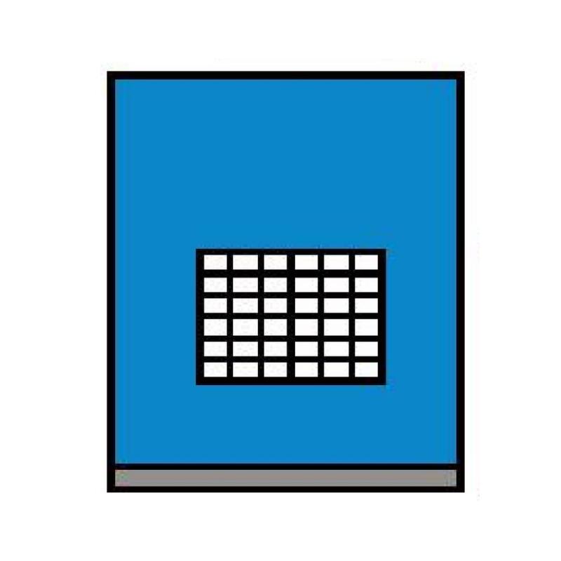 Покриття операційне 210х160см з адгезивним краєм та поглинаючою зоною 40х60 см (по короткій стороні), СМС-35 g/m2(г/м2) , стерильне, одн.вик.,ТМ «АХІЛЛ»